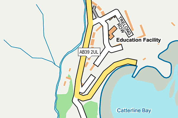 AB39 2UL map - OS OpenMap – Local (Ordnance Survey) AB39 2UL map - OS OpenMap – Local (Ordnance Survey)