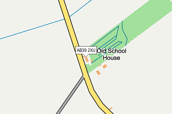 AB39 2XU map - OS OpenMap – Local (Ordnance Survey) AB39 2XU map - OS OpenMap – Local (Ordnance Survey)