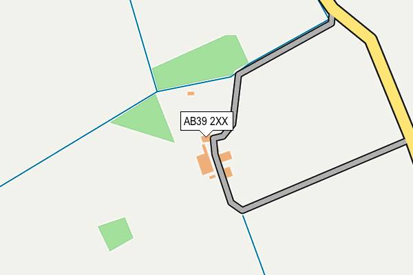 AB39 2XX map - OS OpenMap – Local (Ordnance Survey) AB39 2XX map - OS OpenMap – Local (Ordnance Survey)