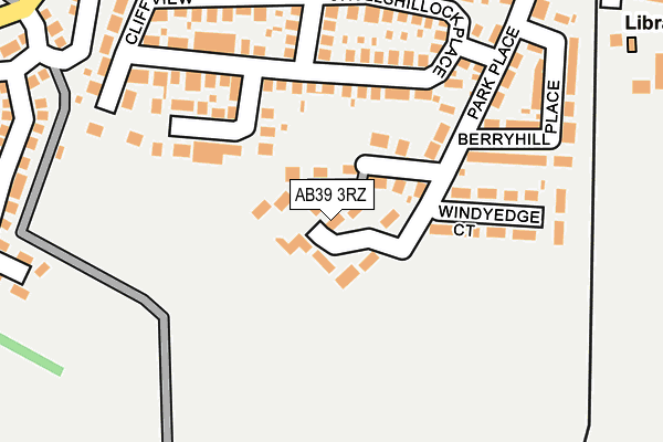 AB39 3RZ map - OS OpenMap – Local (Ordnance Survey) AB39 3RZ map - OS OpenMap – Local (Ordnance Survey)