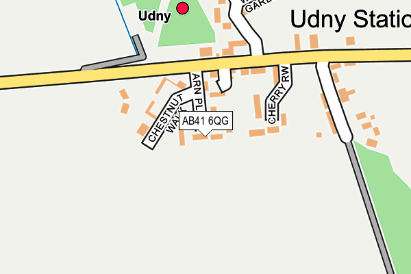 AB41 6QG map - OS OpenMap – Local (Ordnance Survey) AB41 6QG map - OS OpenMap – Local (Ordnance Survey)