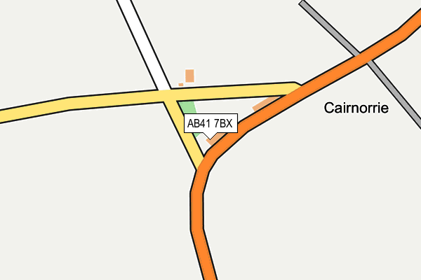 AB41 7BX map - OS OpenMap – Local (Ordnance Survey) AB41 7BX map - OS OpenMap – Local (Ordnance Survey)
