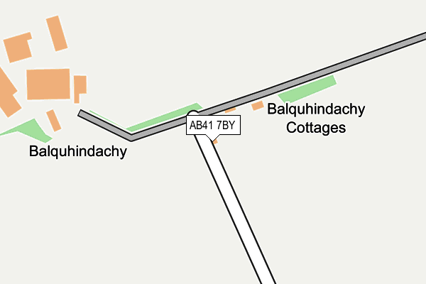 AB41 7BY map - OS OpenMap – Local (Ordnance Survey) AB41 7BY map - OS OpenMap – Local (Ordnance Survey)