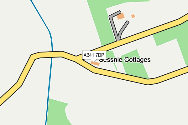 AB41 7DP map - OS OpenMap – Local (Ordnance Survey) AB41 7DP map - OS OpenMap – Local (Ordnance Survey)