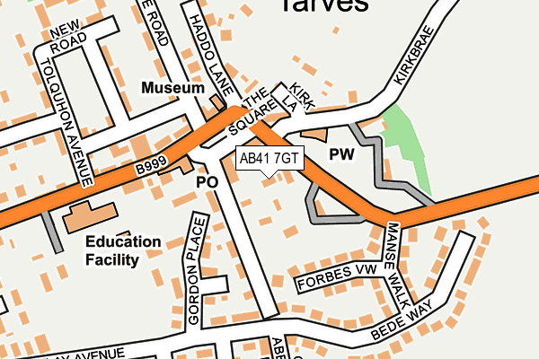 AB41 7GT map - OS OpenMap – Local (Ordnance Survey) AB41 7GT map - OS OpenMap – Local (Ordnance Survey)