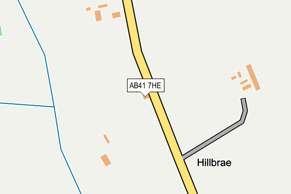 AB41 7HE map - OS OpenMap – Local (Ordnance Survey) AB41 7HE map - OS OpenMap – Local (Ordnance Survey)