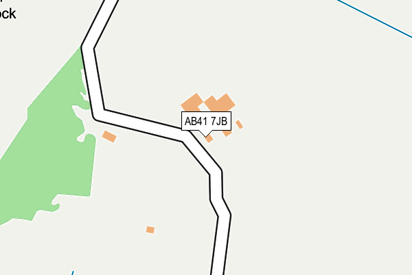 AB41 7JB map - OS OpenMap – Local (Ordnance Survey) AB41 7JB map - OS OpenMap – Local (Ordnance Survey)