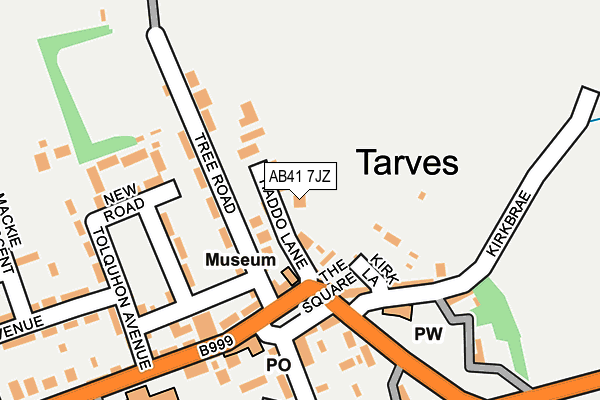 AB41 7JZ map - OS OpenMap – Local (Ordnance Survey) AB41 7JZ map - OS OpenMap – Local (Ordnance Survey)