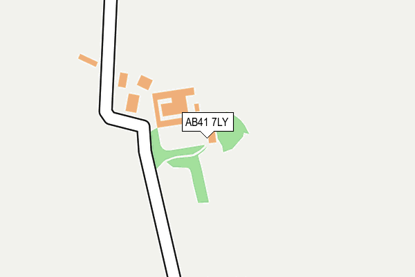 AB41 7LY map - OS OpenMap – Local (Ordnance Survey) AB41 7LY map - OS OpenMap – Local (Ordnance Survey)