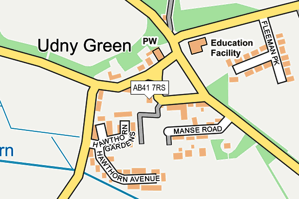 AB41 7RS map - OS OpenMap – Local (Ordnance Survey) AB41 7RS map - OS OpenMap – Local (Ordnance Survey)