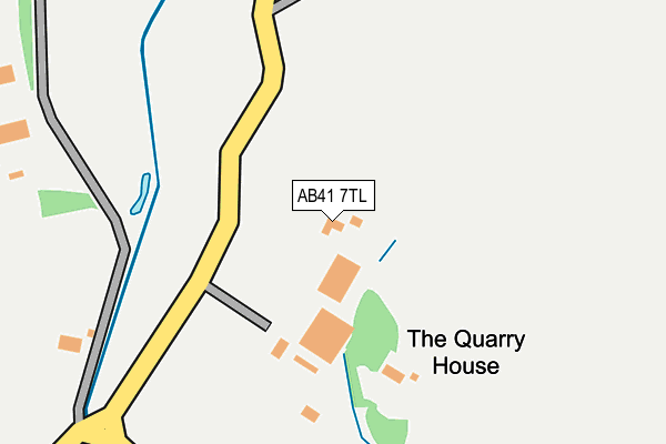 AB41 7TL map - OS OpenMap – Local (Ordnance Survey) AB41 7TL map - OS OpenMap – Local (Ordnance Survey)