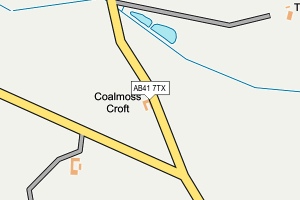 AB41 7TX map - OS OpenMap – Local (Ordnance Survey) AB41 7TX map - OS OpenMap – Local (Ordnance Survey)