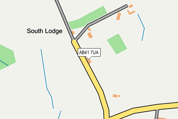 AB41 7UA map - OS OpenMap – Local (Ordnance Survey) AB41 7UA map - OS OpenMap – Local (Ordnance Survey)