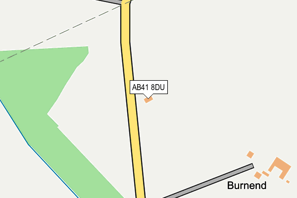 AB41 8DU map - OS OpenMap – Local (Ordnance Survey) AB41 8DU map - OS OpenMap – Local (Ordnance Survey)