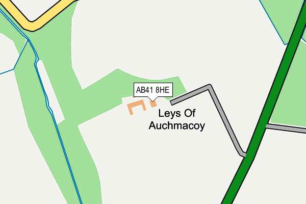 AB41 8HE map - OS OpenMap – Local (Ordnance Survey) AB41 8HE map - OS OpenMap – Local (Ordnance Survey)