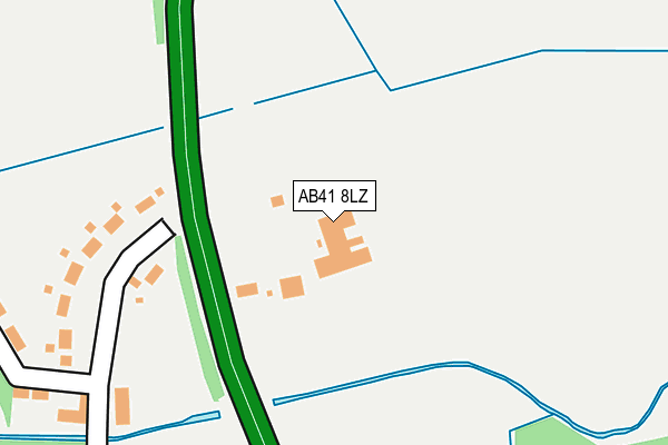AB41 8LZ map - OS OpenMap – Local (Ordnance Survey) AB41 8LZ map - OS OpenMap – Local (Ordnance Survey)