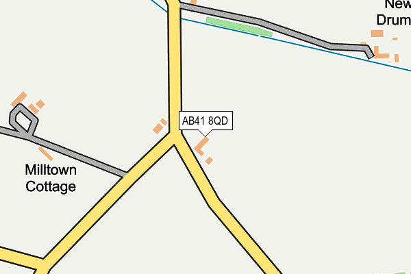 AB41 8QD map - OS OpenMap – Local (Ordnance Survey) AB41 8QD map - OS OpenMap – Local (Ordnance Survey)