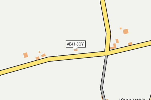 AB41 8QY map - OS OpenMap – Local (Ordnance Survey) AB41 8QY map - OS OpenMap – Local (Ordnance Survey)