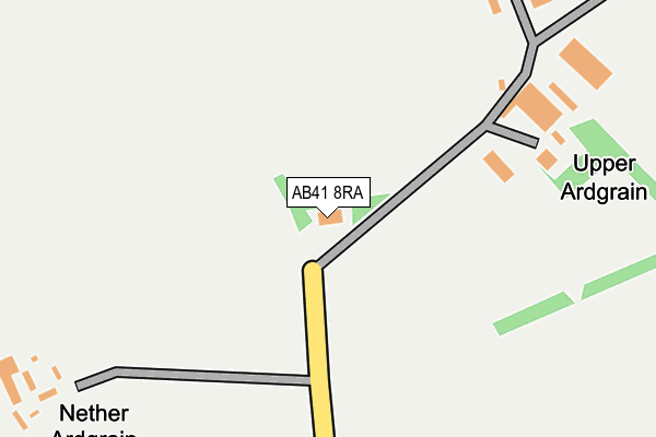 AB41 8RA map - OS OpenMap – Local (Ordnance Survey) AB41 8RA map - OS OpenMap – Local (Ordnance Survey)