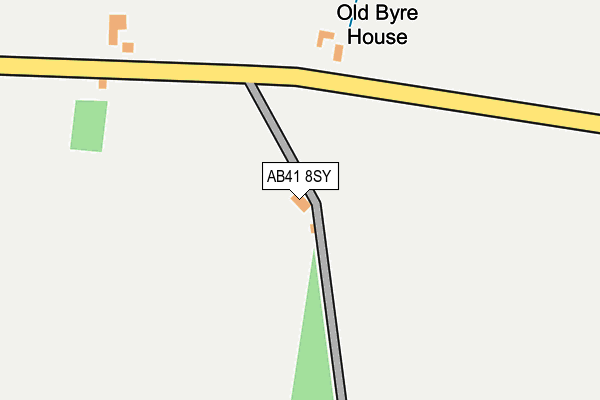 AB41 8SY map - OS OpenMap – Local (Ordnance Survey) AB41 8SY map - OS OpenMap – Local (Ordnance Survey)