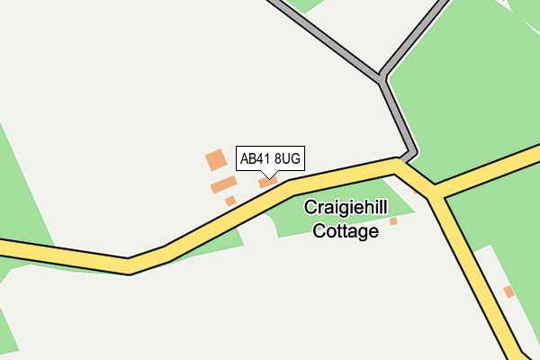 AB41 8UG map - OS OpenMap – Local (Ordnance Survey) AB41 8UG map - OS OpenMap – Local (Ordnance Survey)