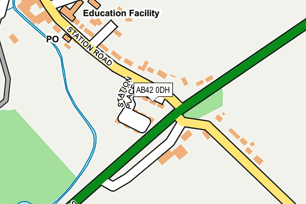 AB42 0DH map - OS OpenMap – Local (Ordnance Survey) AB42 0DH map - OS OpenMap – Local (Ordnance Survey)