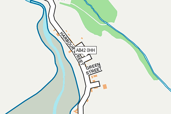 AB42 0HH map - OS OpenMap – Local (Ordnance Survey) AB42 0HH map - OS OpenMap – Local (Ordnance Survey)