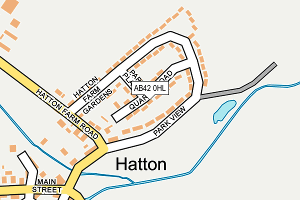 AB42 0HL map - OS OpenMap – Local (Ordnance Survey) AB42 0HL map - OS OpenMap – Local (Ordnance Survey)
