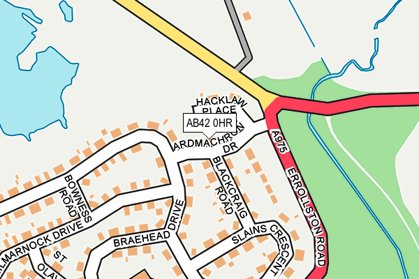 AB42 0HR map - OS OpenMap – Local (Ordnance Survey) AB42 0HR map - OS OpenMap – Local (Ordnance Survey)