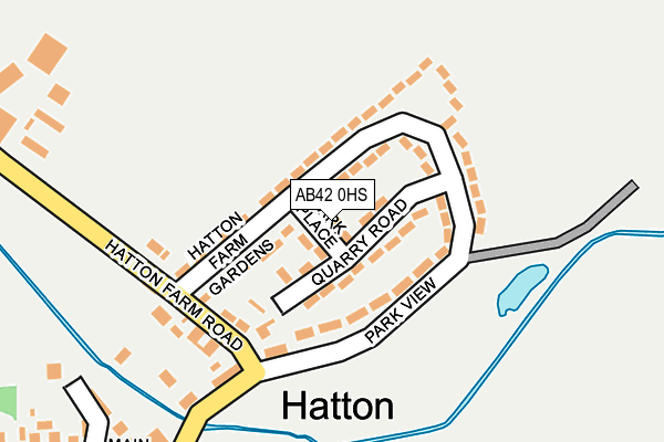 AB42 0HS map - OS OpenMap – Local (Ordnance Survey) AB42 0HS map - OS OpenMap – Local (Ordnance Survey)