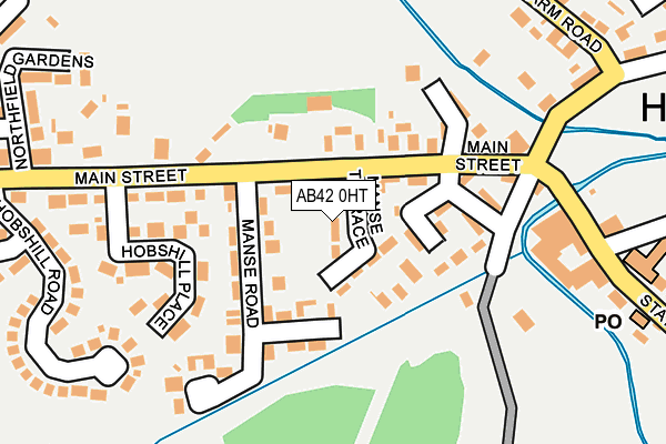 AB42 0HT map - OS OpenMap – Local (Ordnance Survey) AB42 0HT map - OS OpenMap – Local (Ordnance Survey)
