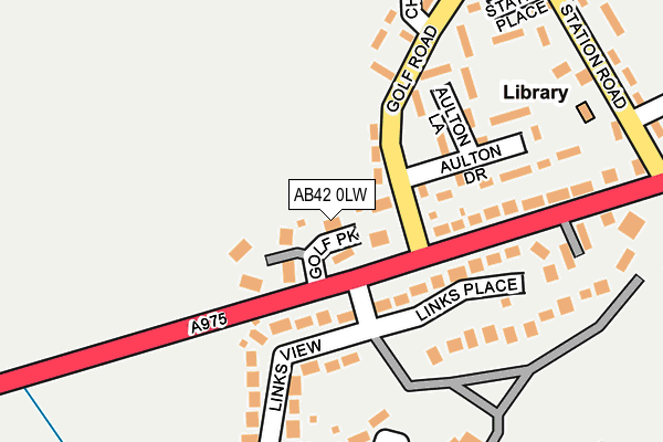AB42 0LW map - OS OpenMap – Local (Ordnance Survey) AB42 0LW map - OS OpenMap – Local (Ordnance Survey)
