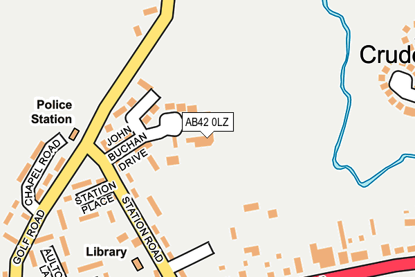 AB42 0LZ map - OS OpenMap – Local (Ordnance Survey) AB42 0LZ map - OS OpenMap – Local (Ordnance Survey)