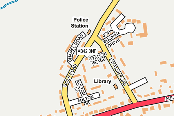 AB42 0NF map - OS OpenMap – Local (Ordnance Survey) AB42 0NF map - OS OpenMap – Local (Ordnance Survey)