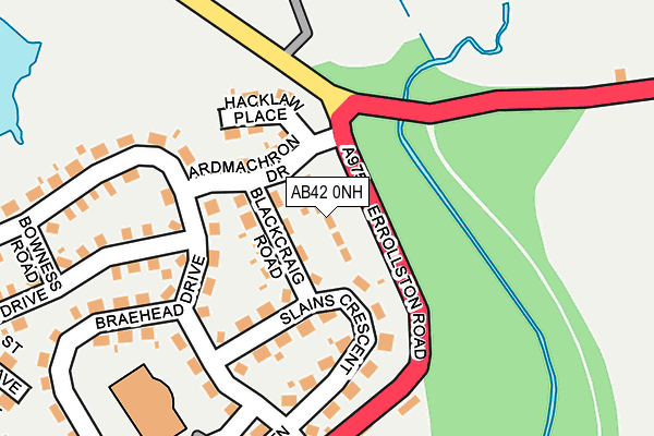 AB42 0NH map - OS OpenMap – Local (Ordnance Survey) AB42 0NH map - OS OpenMap – Local (Ordnance Survey)