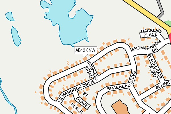 AB42 0NW map - OS OpenMap – Local (Ordnance Survey) AB42 0NW map - OS OpenMap – Local (Ordnance Survey)
