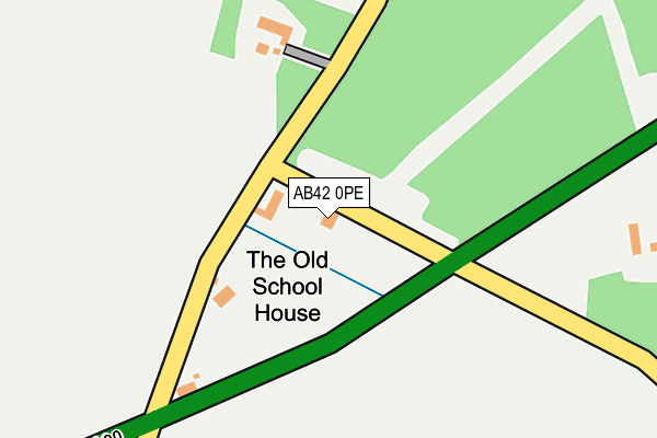 AB42 0PE map - OS OpenMap – Local (Ordnance Survey) AB42 0PE map - OS OpenMap – Local (Ordnance Survey)