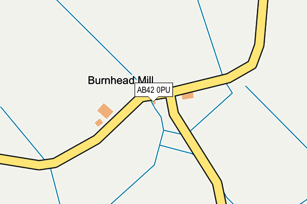 AB42 0PU map - OS OpenMap – Local (Ordnance Survey) AB42 0PU map - OS OpenMap – Local (Ordnance Survey)