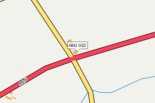 AB42 0QD map - OS OpenMap – Local (Ordnance Survey) AB42 0QD map - OS OpenMap – Local (Ordnance Survey)
