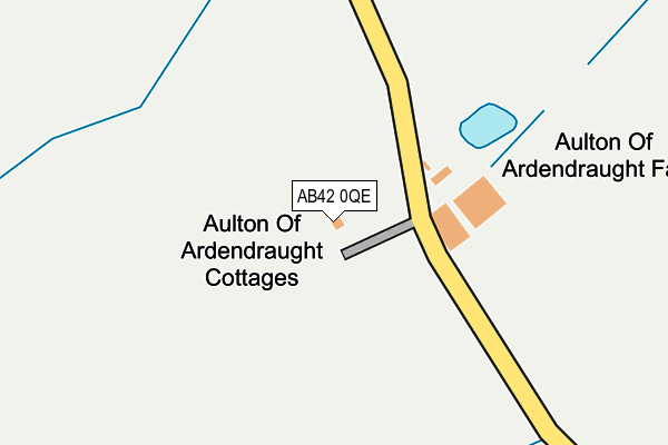 AB42 0QE map - OS OpenMap – Local (Ordnance Survey) AB42 0QE map - OS OpenMap – Local (Ordnance Survey)