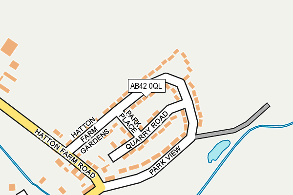 AB42 0QL map - OS OpenMap – Local (Ordnance Survey) AB42 0QL map - OS OpenMap – Local (Ordnance Survey)