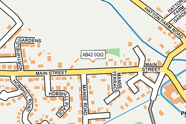 AB42 0QQ map - OS OpenMap – Local (Ordnance Survey) AB42 0QQ map - OS OpenMap – Local (Ordnance Survey)