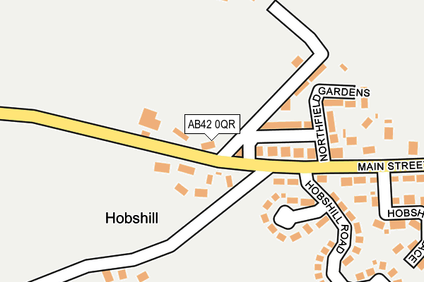 AB42 0QR map - OS OpenMap – Local (Ordnance Survey) AB42 0QR map - OS OpenMap – Local (Ordnance Survey)