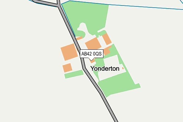 AB42 0QS map - OS OpenMap – Local (Ordnance Survey) AB42 0QS map - OS OpenMap – Local (Ordnance Survey)