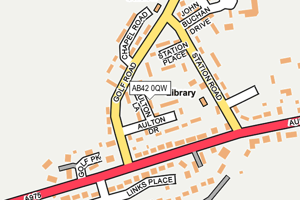 AB42 0QW map - OS OpenMap – Local (Ordnance Survey) AB42 0QW map - OS OpenMap – Local (Ordnance Survey)