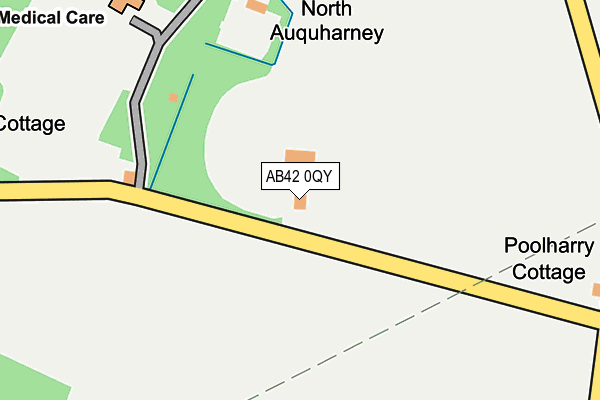 AB42 0QY map - OS OpenMap – Local (Ordnance Survey) AB42 0QY map - OS OpenMap – Local (Ordnance Survey)