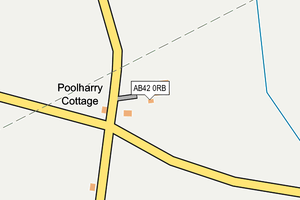 AB42 0RB map - OS OpenMap – Local (Ordnance Survey) AB42 0RB map - OS OpenMap – Local (Ordnance Survey)