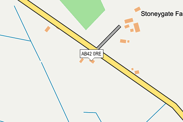 AB42 0RE map - OS OpenMap – Local (Ordnance Survey) AB42 0RE map - OS OpenMap – Local (Ordnance Survey)