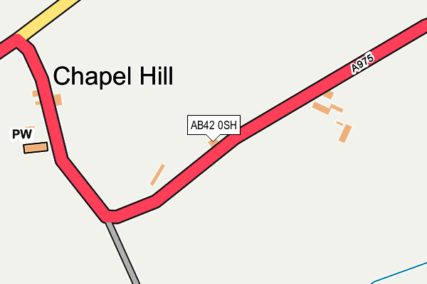 AB42 0SH map - OS OpenMap – Local (Ordnance Survey) AB42 0SH map - OS OpenMap – Local (Ordnance Survey)
