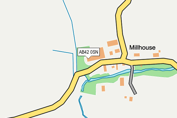 AB42 0SN map - OS OpenMap – Local (Ordnance Survey) AB42 0SN map - OS OpenMap – Local (Ordnance Survey)